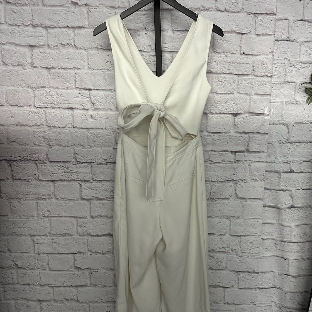 Club Monaco White Jumpsuit
